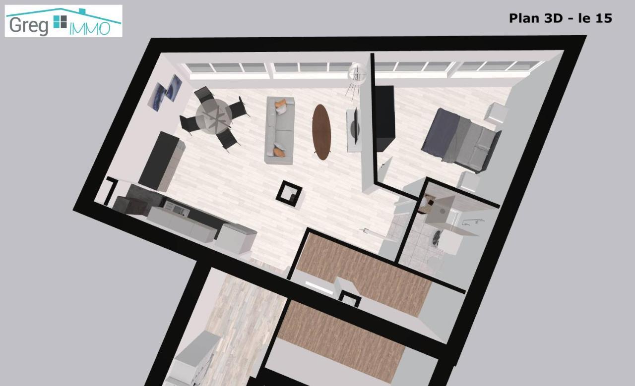 Le 15-Gregimmo-Appart'Hotel Montbeliard Luaran gambar